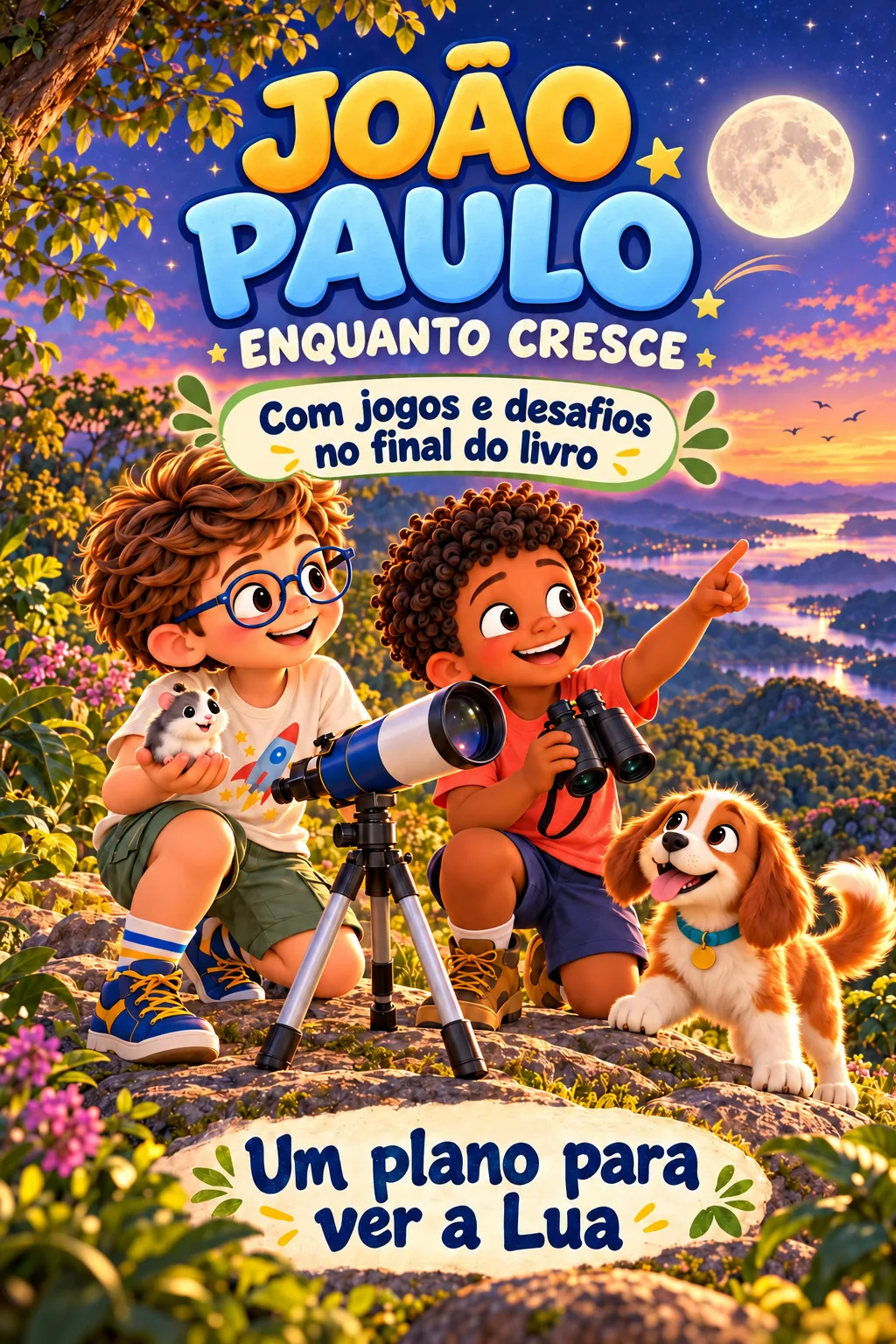 Capa de Um plano para ver a Lua
