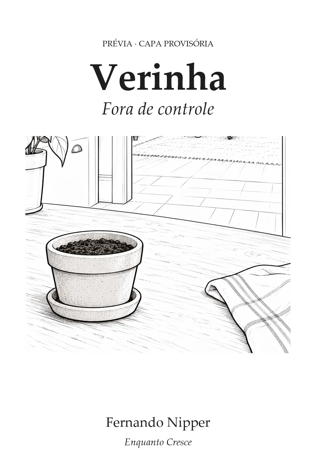 Capa de Verinha · Fora de controle